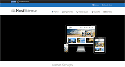 Desktop Screenshot of hostsistemas.com.br