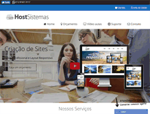 Tablet Screenshot of hostsistemas.com.br